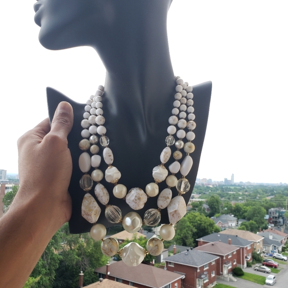 Vintage necklaces lot of 5 necklaces - Picture 5 of 15